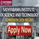 Sathyabama Institute of Science and Technology Admission 2026 Begins @sathyabama.ac.in; Apply Now
